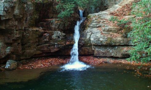 Blue Hole Falls near Elizabethton, Tennessee